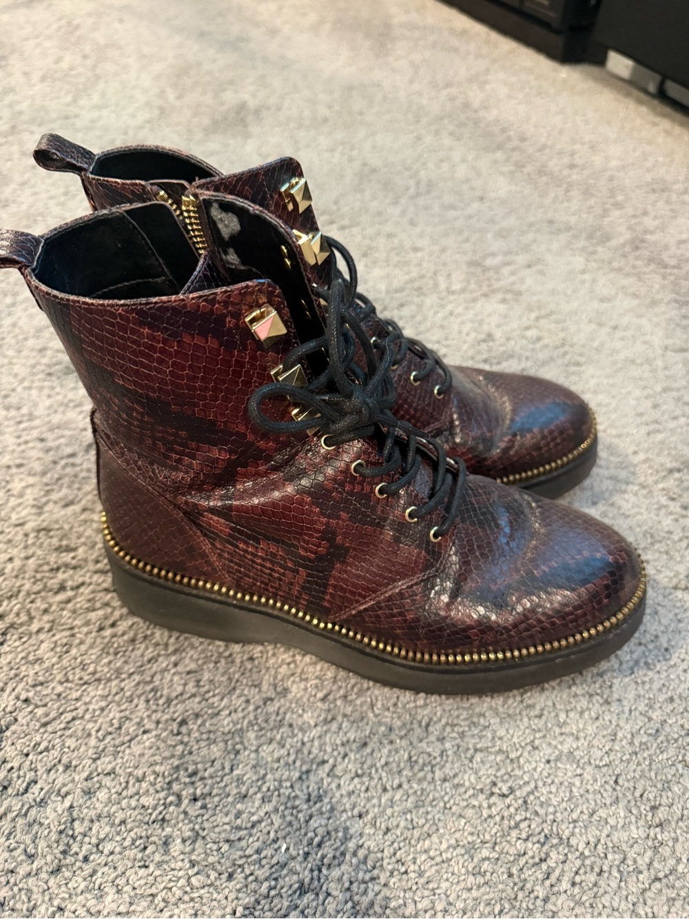 Michael Kors Haskell Combat Boots